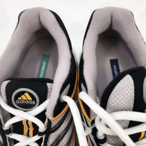 RARE VINTAGE ADIDAS TORSION SNEAKERS WOMENS SIZE 6 BLACK GRAY GOLD Y2K 2000S - Picture 13 of 14